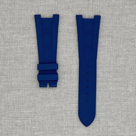 Tempomat Navy Blue Rubber Strap for Patek Nautilus 5711, Patek 5712, 5726, 5980